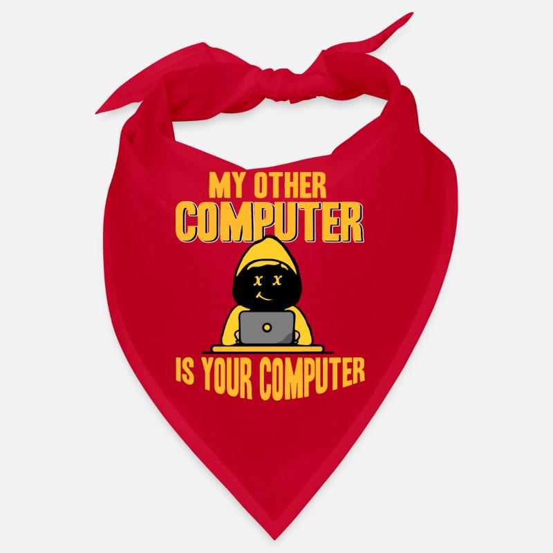 Hacker - Mon autre ordinateur est à vous - Bandana - rouge