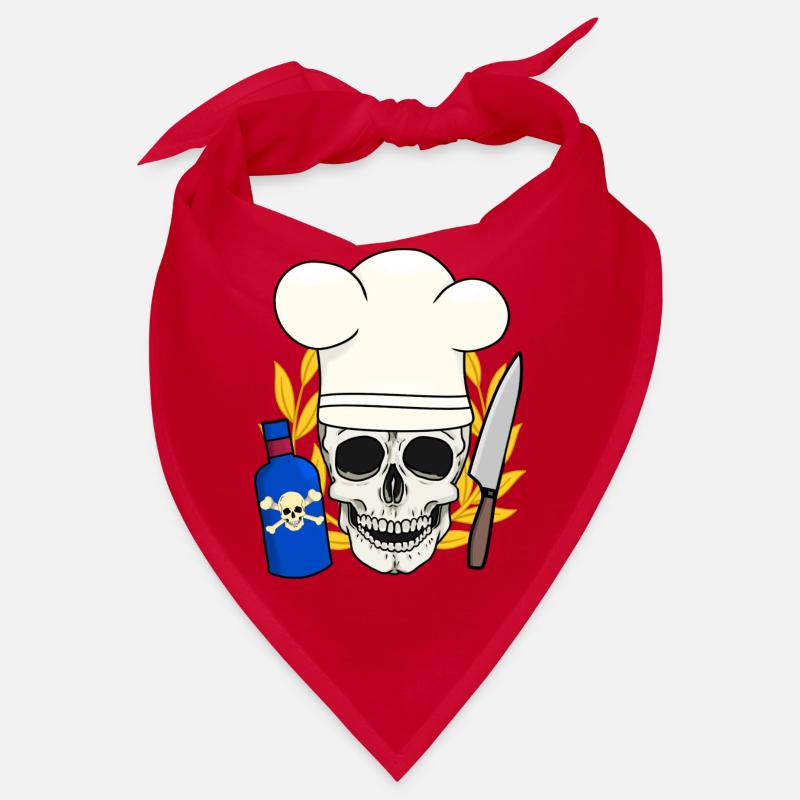 Poison Horror Kitchen Halloween Chef Bandana