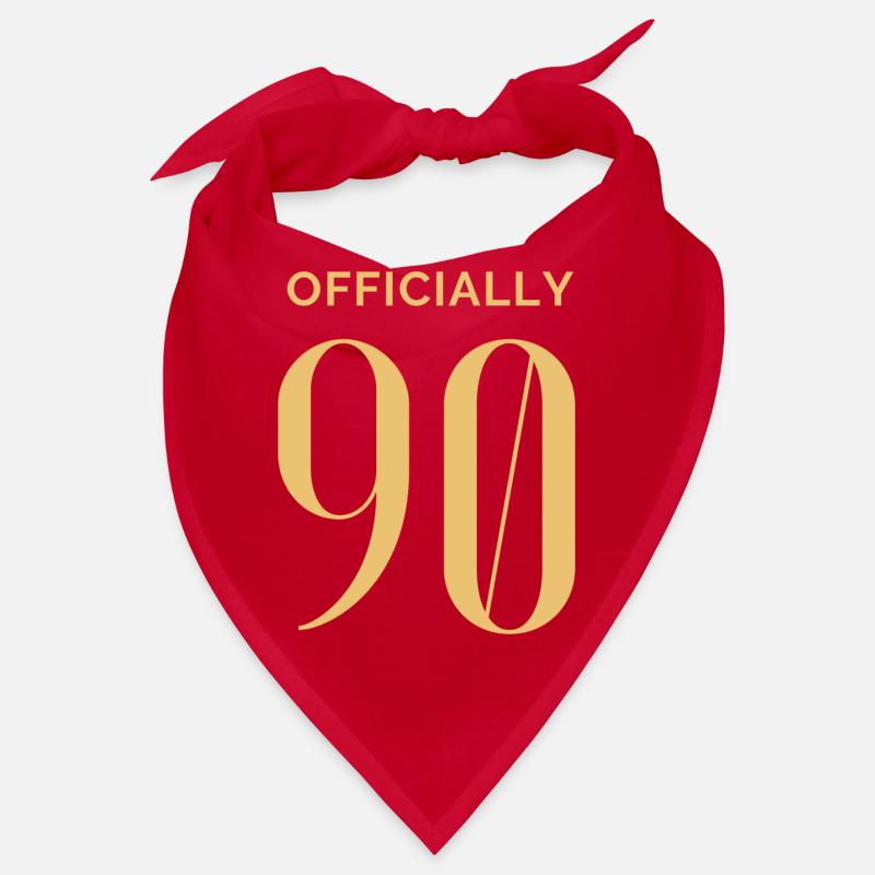 Offiziell 90 90. Geburtstag Bandana