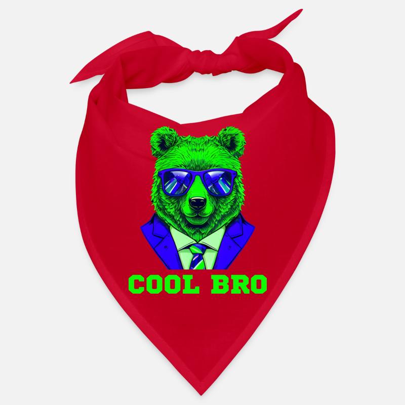 Cool Bro Bear Bandana