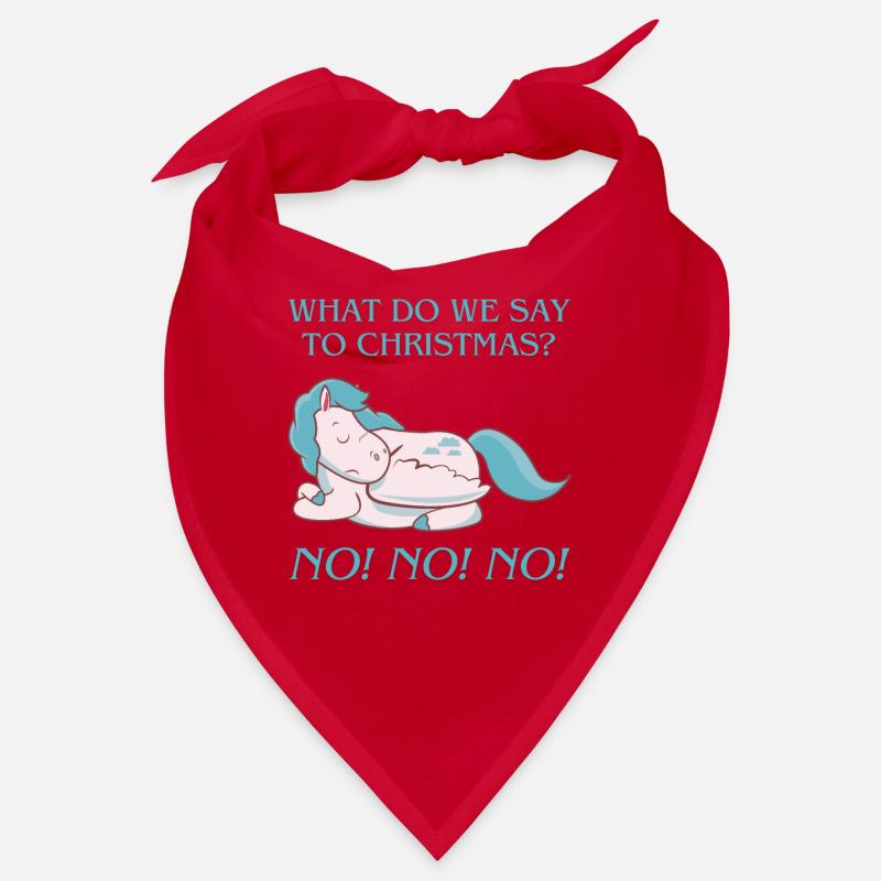 ! Que disons-nous à Noël ? Non Non Non ! Bandana