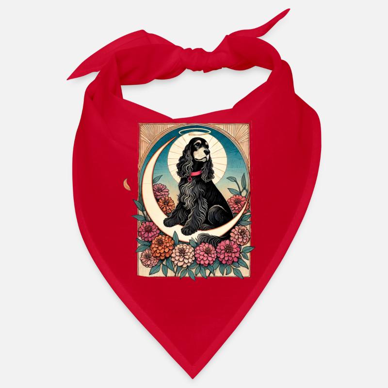 Cocker noir Bandana