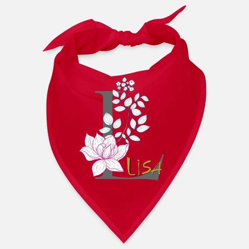 Buchstabe Initiale Lisa Bandana