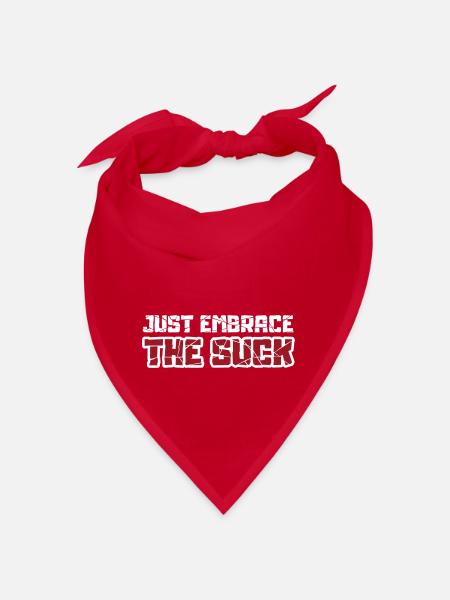 Embrassez simplement la succion - Bandana - rouge - Devant