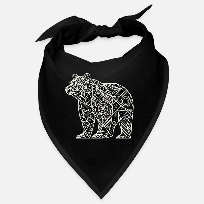 Bear Polygon Bandana