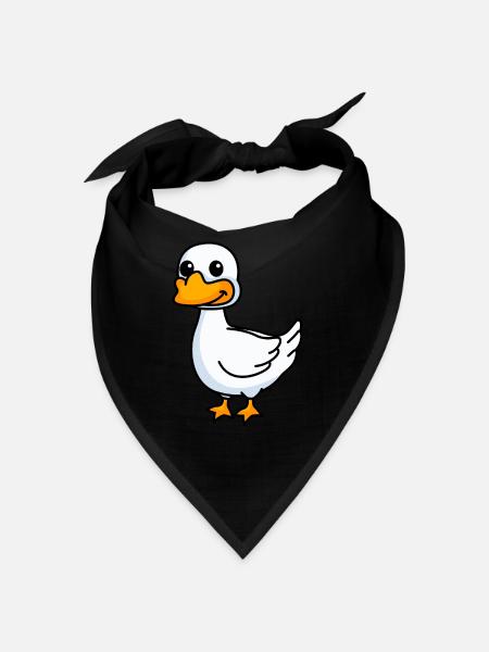 Gans Comic Tier - Bandana - Rot - Vorne