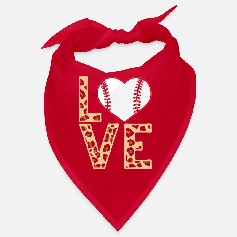 Leopard Baseball Theme Women Baseball Bandana