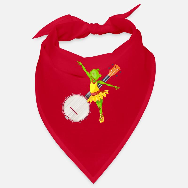 Ballet Dancing Frog Banjo Bluegrass Musique Bandana
