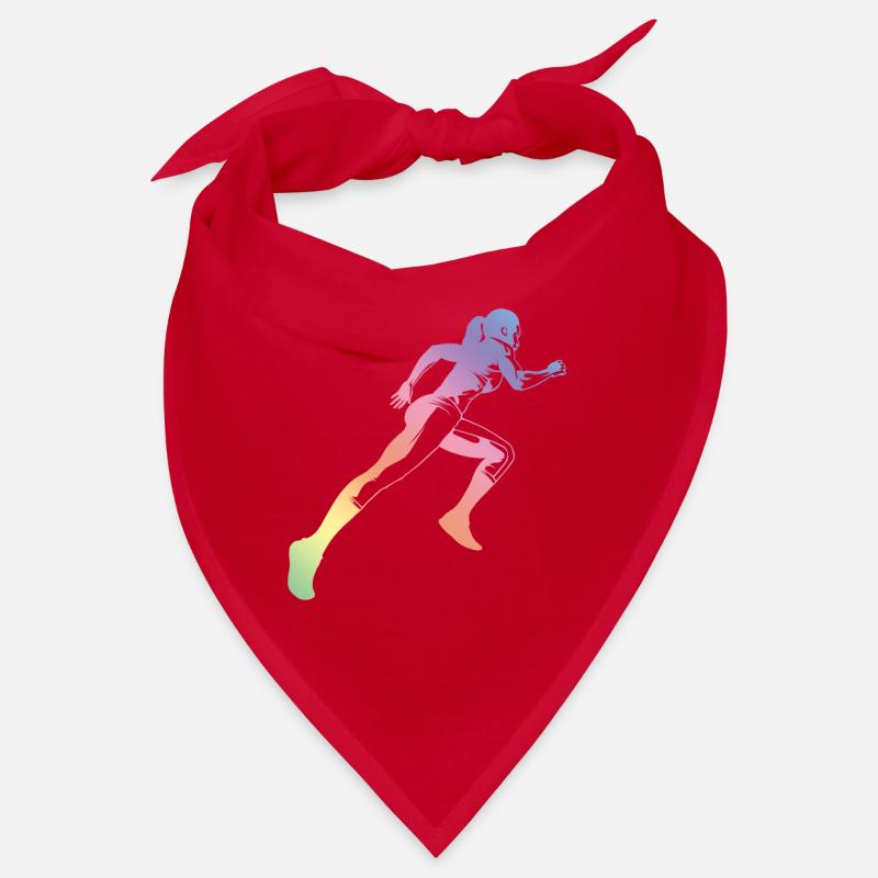 Silhouette de femme de course Bandana