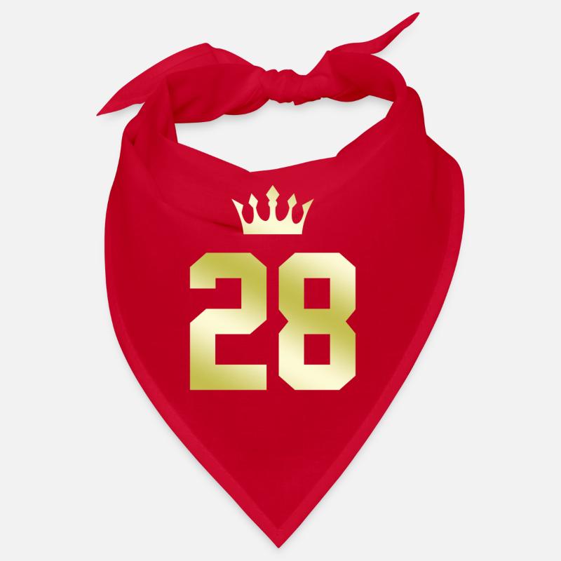 28 Zahl Krone Bandana