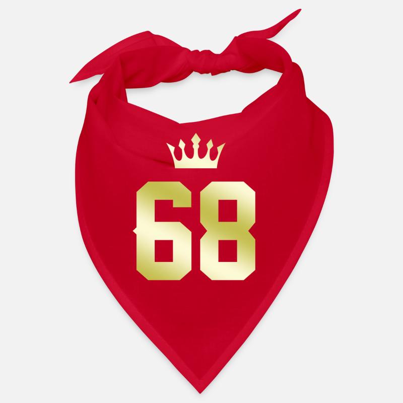 68 Number crown Bandana