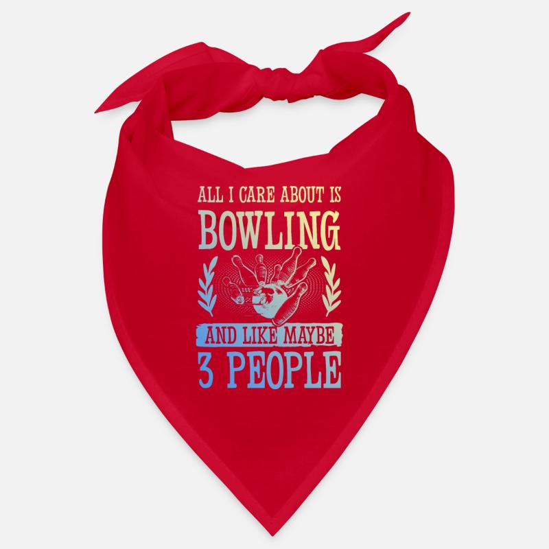 Bowling funny saying Bandana