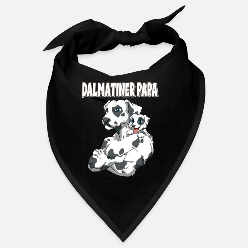Dalmatiner Papa mit Dalmatiner Kind Bandana