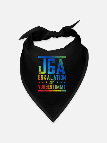 Jga Eskalation - Bandana - Rot - Vorne