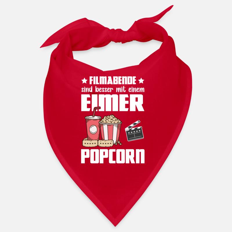 Lustig Popcorn - Filmabende Besser Eimer Popcorn Bandana