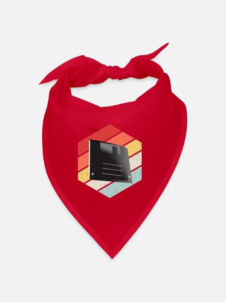 Diskette Floppy Disk - Bandana - red - Front