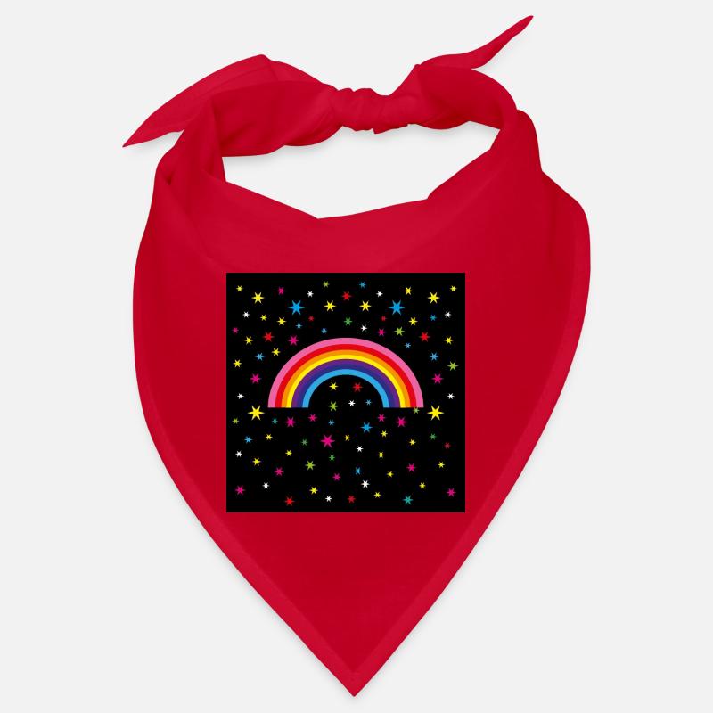 12 Regenbogen Sternenhimmel Bandana