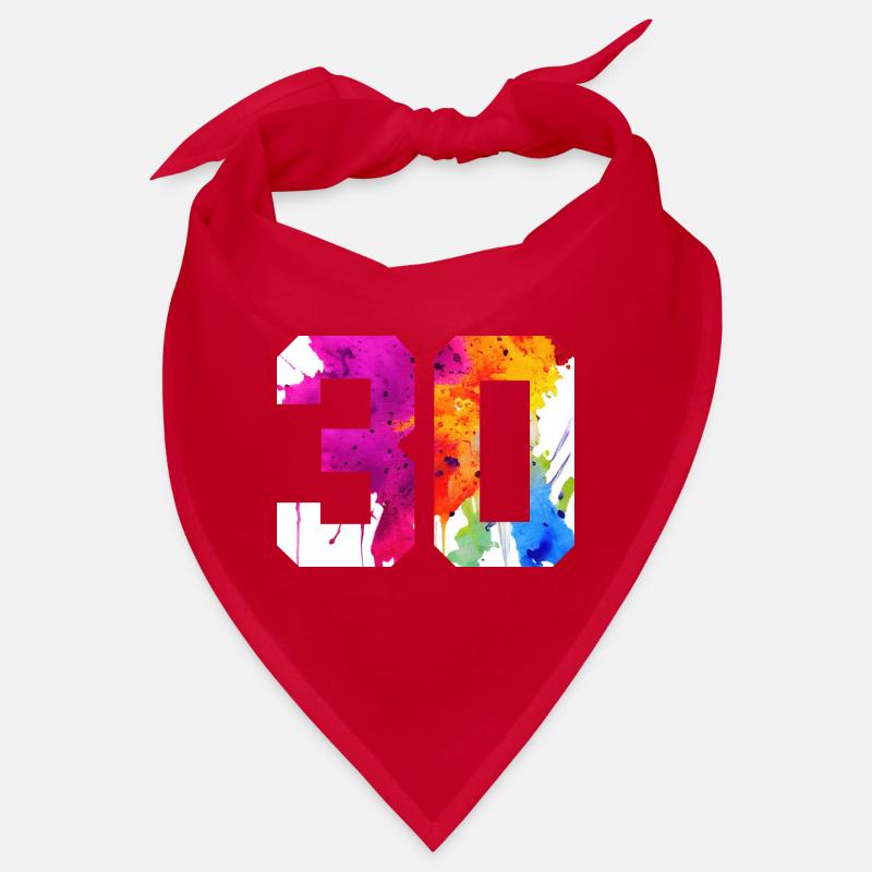NUMÉRO 30 ANS 30E ANNIVERSAIRE Bandana