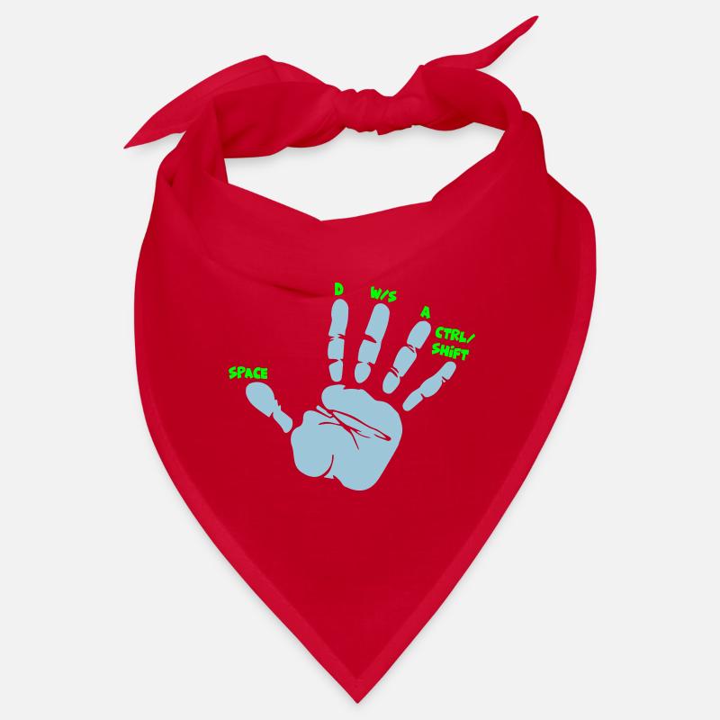 | changeable de couleur WASD Gamer Gaming Hand Bandana
