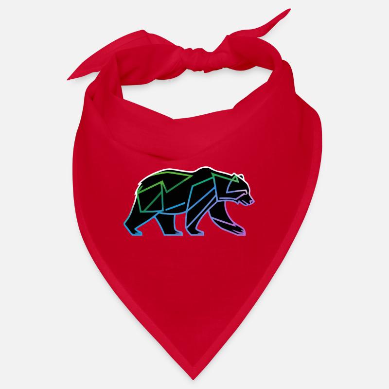 Bär Polygon Bandana