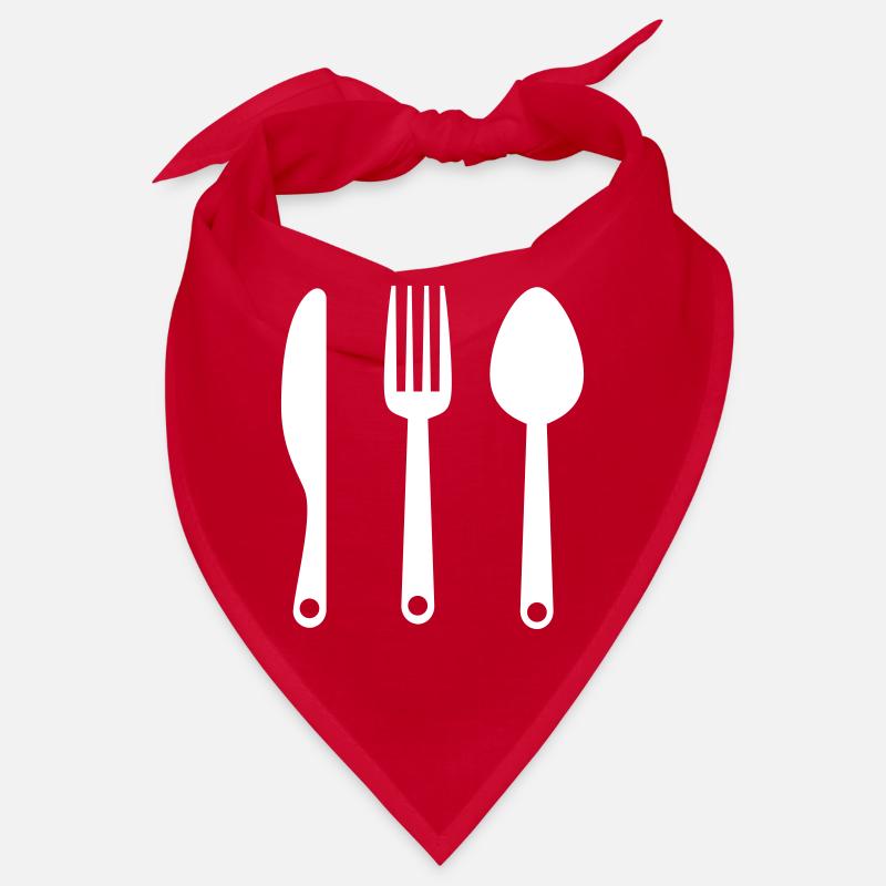 Fork Cutlery Bandana