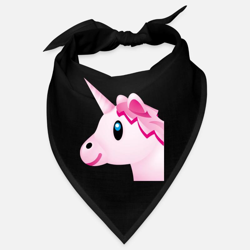 Smiley Unicorn Head Bandana