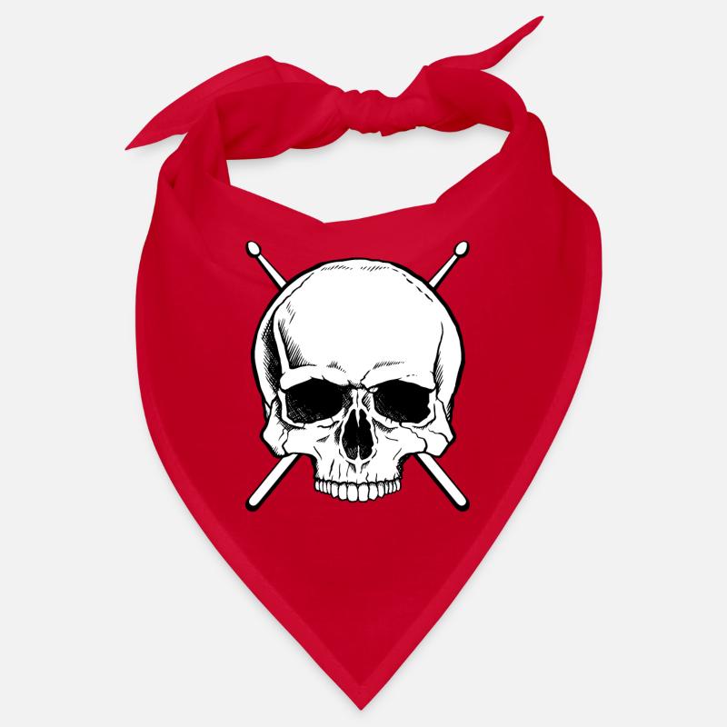 Drummer drums skull Bandana