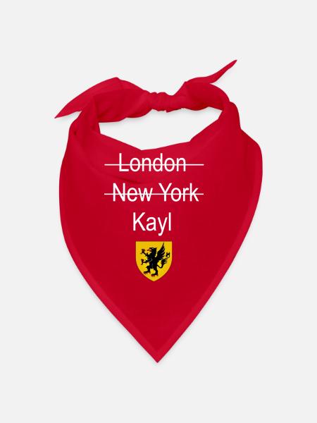nothing but Kayl - Bandana - rouge - Devant