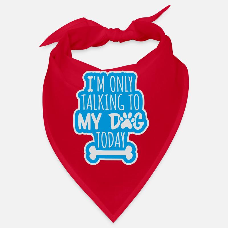 only talking to dog Bandana