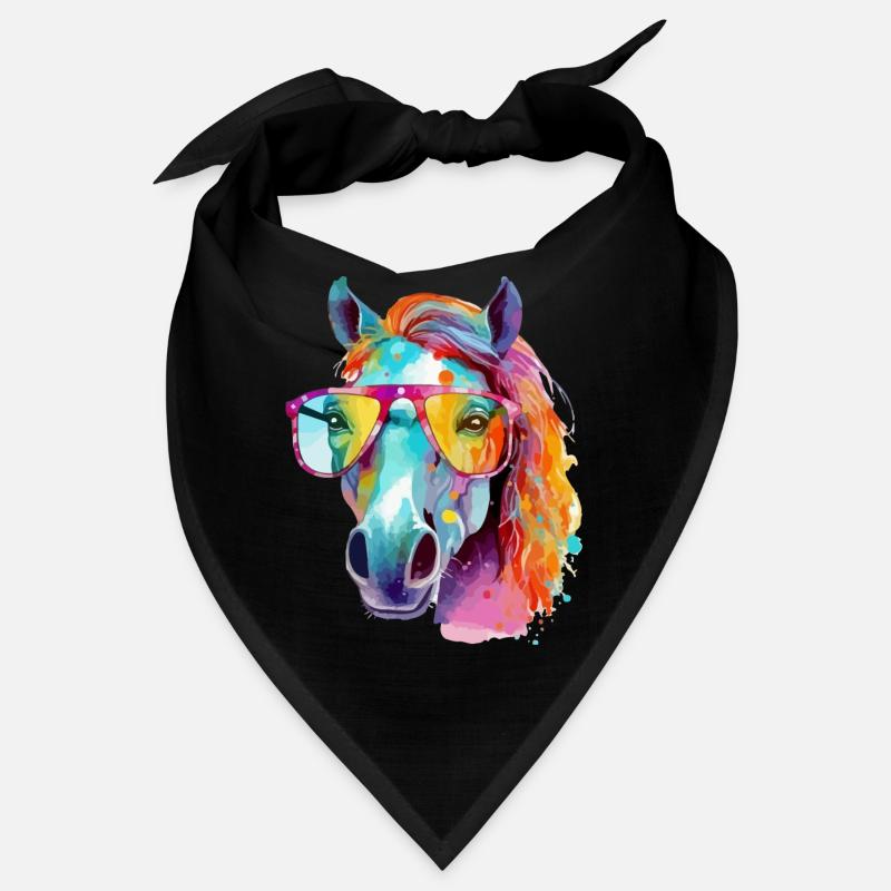 Mana, die bebrillte Stute Bandana