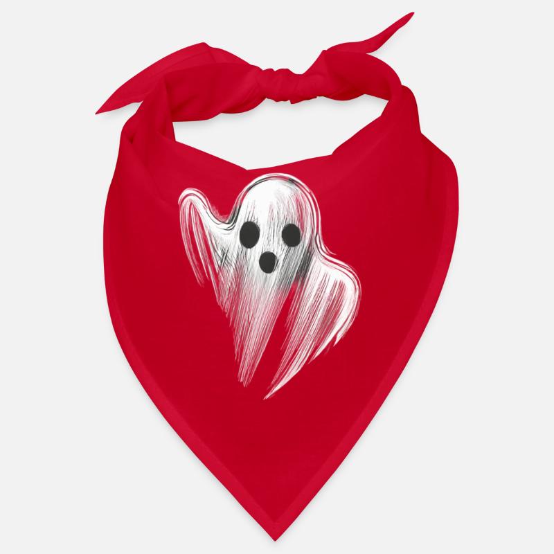 STYLIZED SCARY GHOST Bandana
