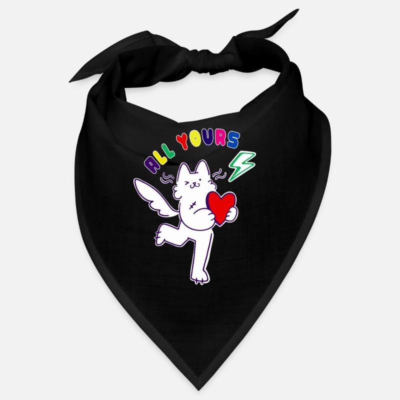 Verliebte Katze Bandana