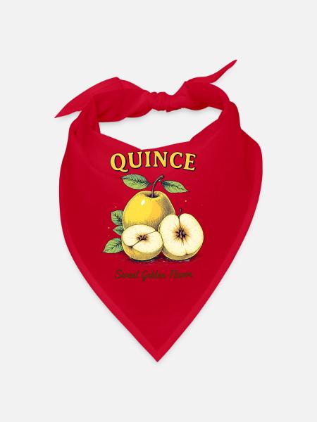 Quitte Vintage - Bandana - Rot - Vorne