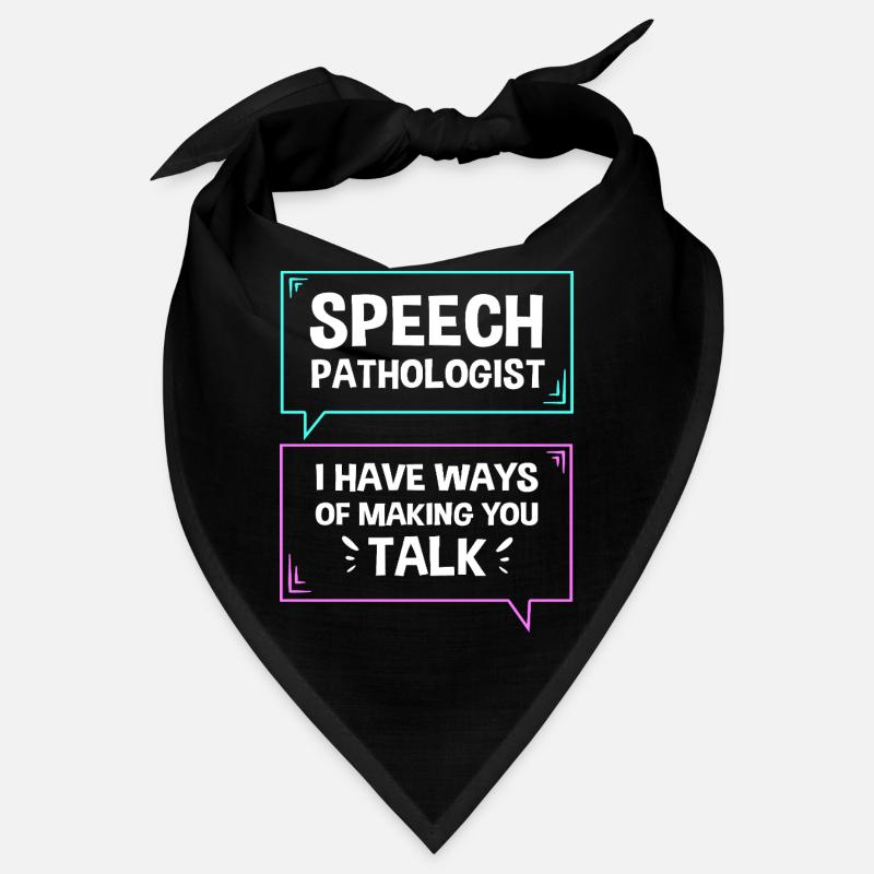 Speech Pathologist SLP Speech Therapist Bandana