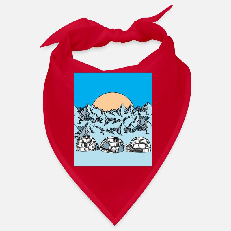 Igloo Snow and ice landscape Bandana