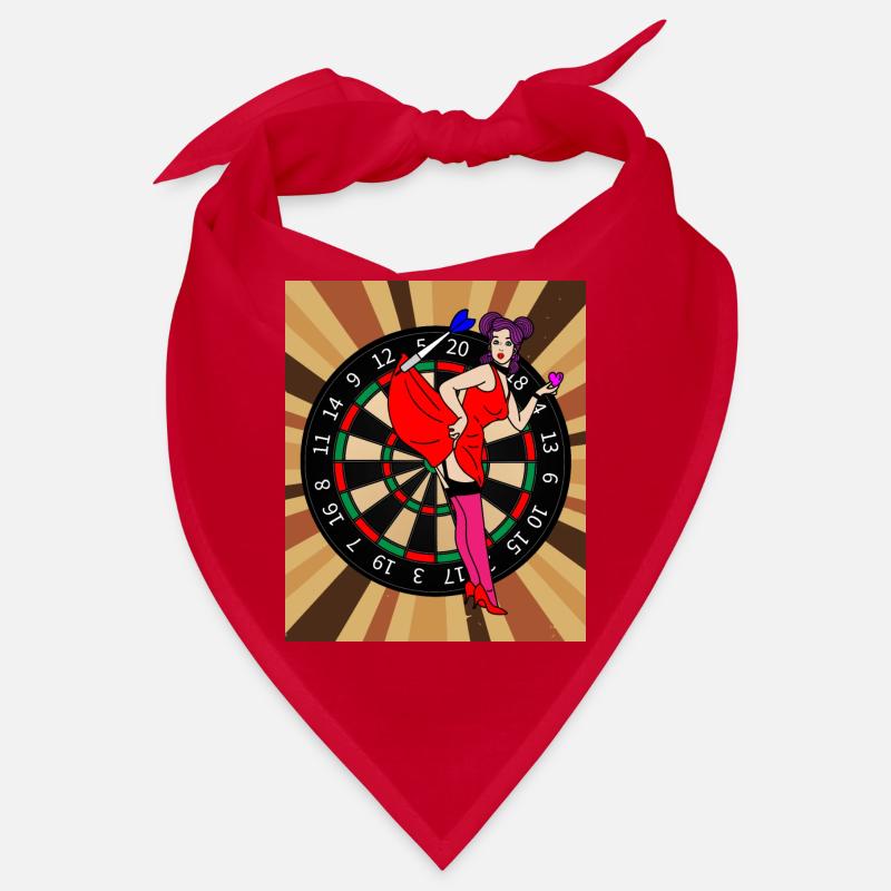 Jeu de fléchettes Joueurs avec fléchettes Bandana