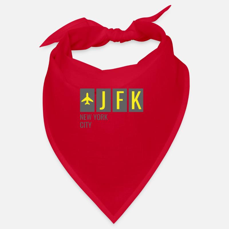 JFK New York City Flughafen Code Bandana