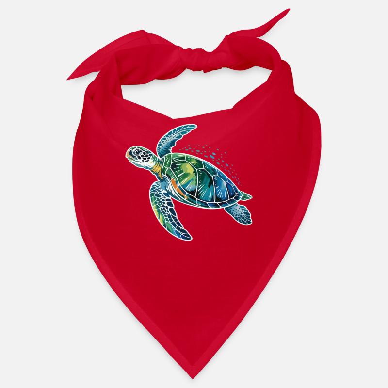 Turtle Sea Creatures Ocean Bandana