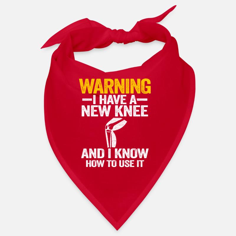 Warning I Have A New Knee Knee Replacement Bandana