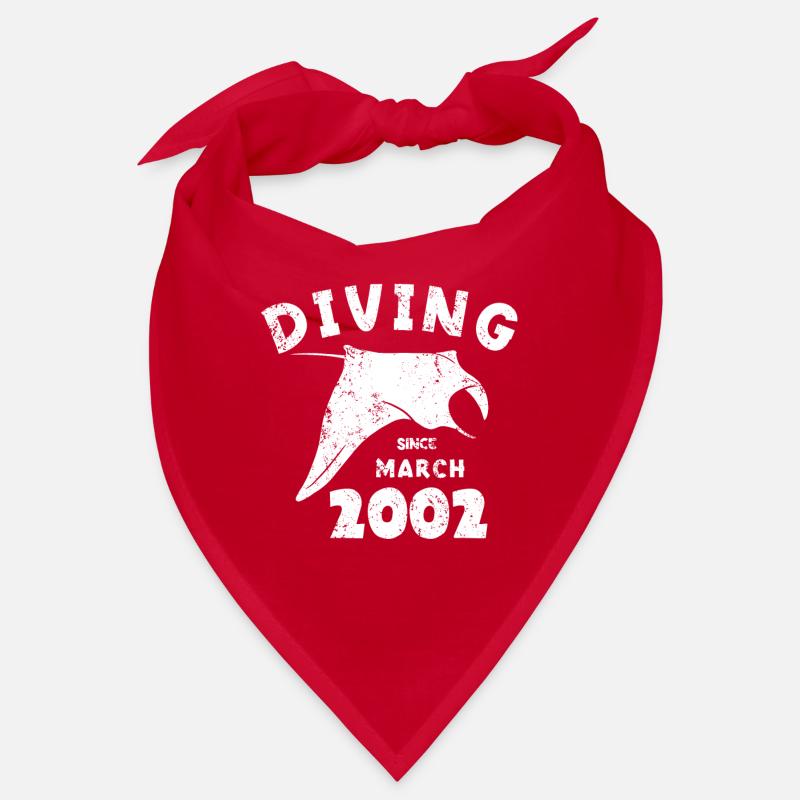 Anniversaire du plongeur - Plongée depuis mars 2002 Bandana