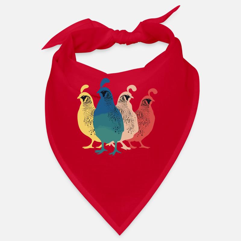 Caille Oiseau Cailles Bandana