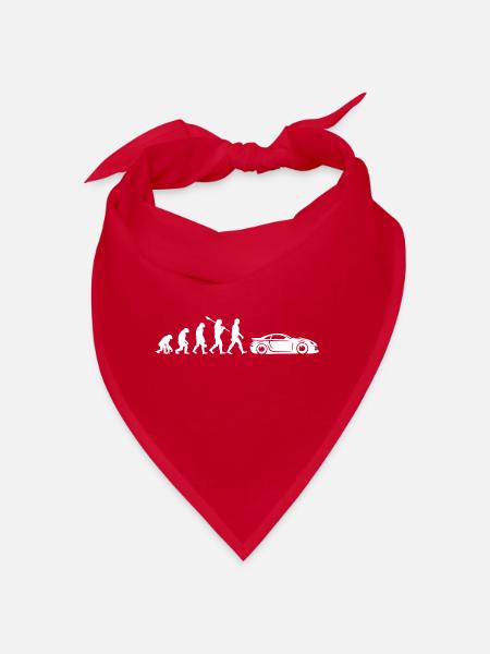 Auto De Sport Evolution - Bandana - Rot - Vorne