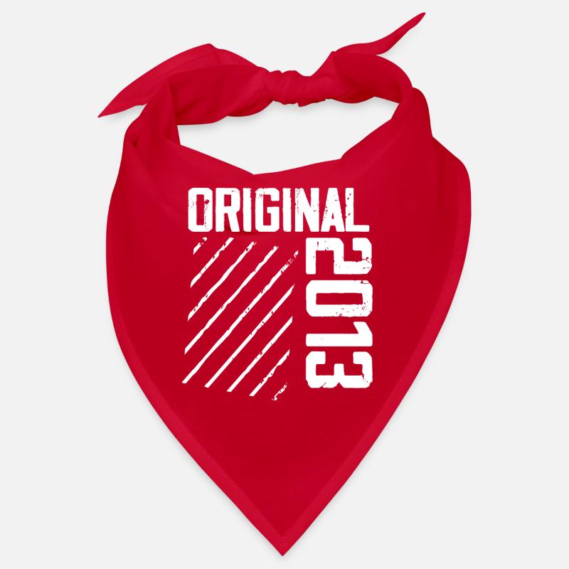 Original 2013 11e Anniversaire Cadeau Retro Bandana