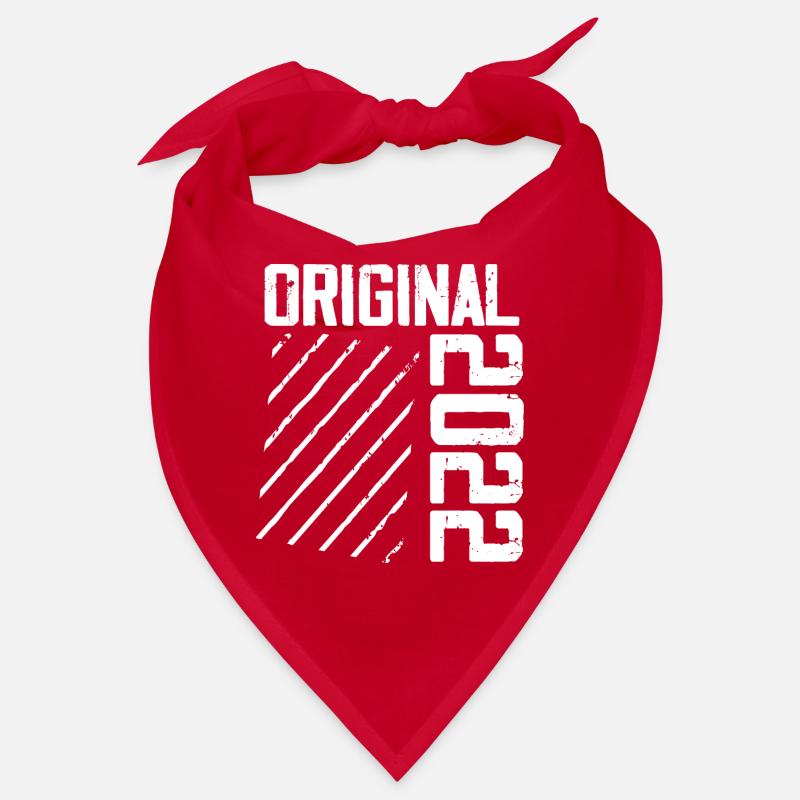 Original 2022 2e Anniversaire Cadeau Retro Bandana