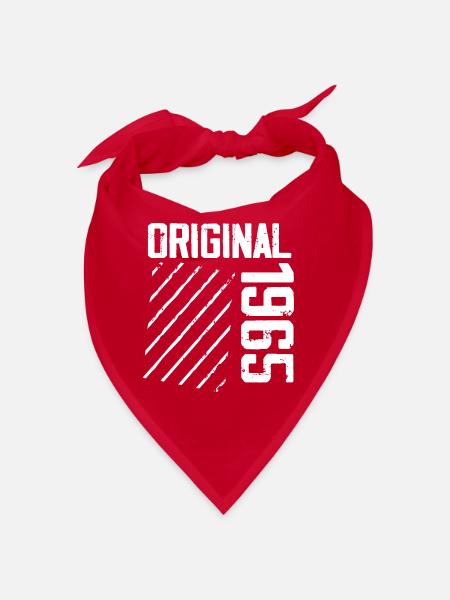 Original 1965 59e Anniversaire Cadeau Retro - Bandana - rouge - Devant