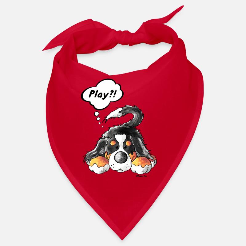 Bouvier bernois - Bandana - rouge