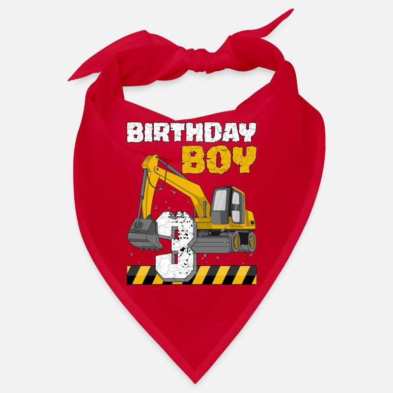 Geburtstag Jungs dritter Geburtstag 3. Bandana