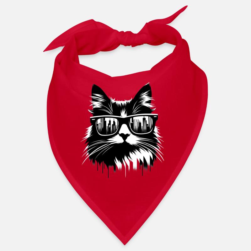 Cat Cool Sunglasses Bandana