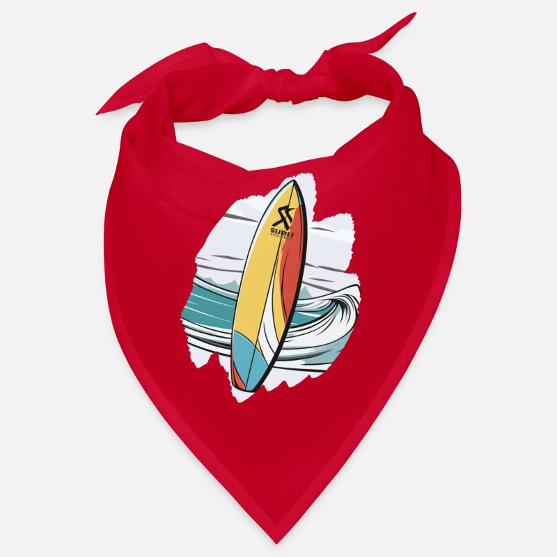Surfboard, Supboard, SUP, Tropical, Sea, Palm Tree, Beach Bandana