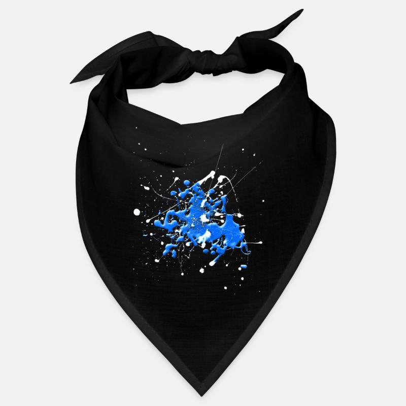 Whiteblue.Splash Bandana